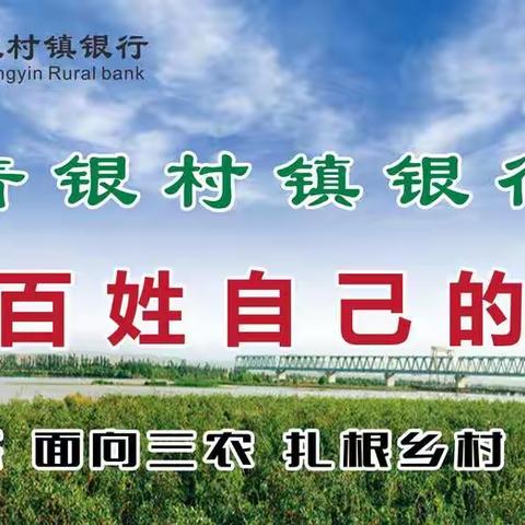 宁夏中宁青银村镇银行组织开展3.15征信宣传活动