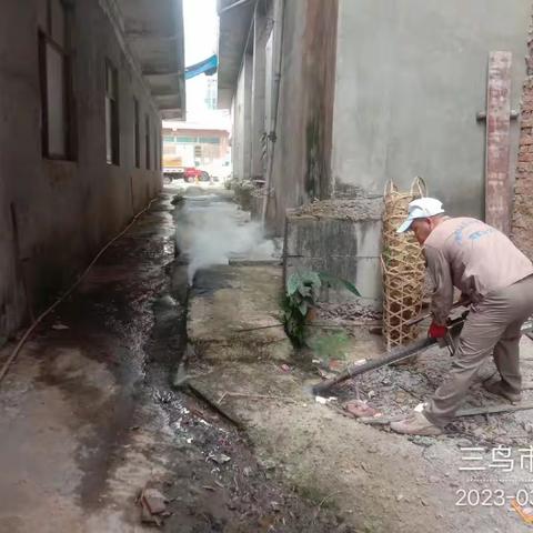 2023年3月27日广州市江氏杀虫有限公司在儋州市辖区开展病媒生物防制施工