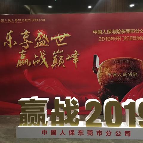 2019年“乐享盛世•赢战巅峰”开门红启动大会