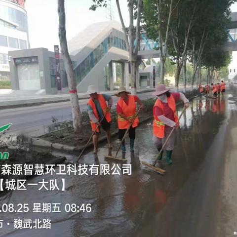 城区一大队8月份工作汇报