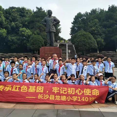 传承红色基因，牢记初心使命——龙塘小学1403班2019年暑假社会实践活动