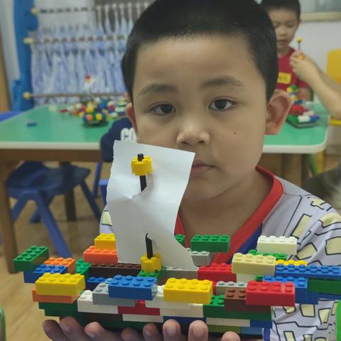 2022春季阳光森迪幼儿园创意搭建第十课—帆船⛵