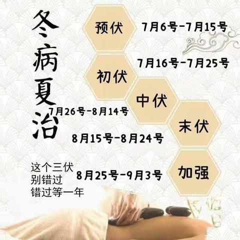 冬病夏治三伏调理，提高孩子免疫力