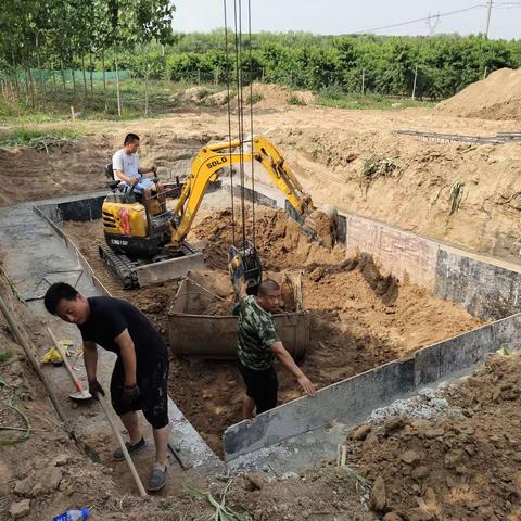 中铁十八局集团五公司晋州市水源置换下穿石济客专项目（6月18日）