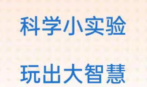 “科学小达人，探索乐趣多”🌱实验幼儿园🎉大一班🎉