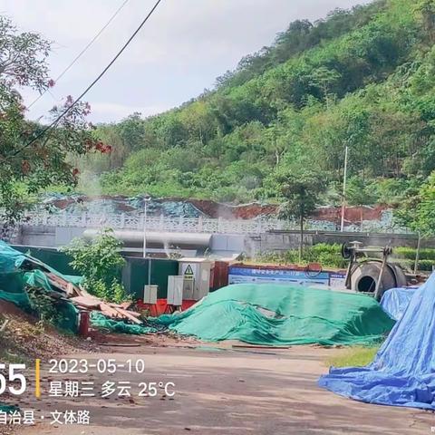 白沙住建局开展工地大气污染防治和安全生产日常巡查工作