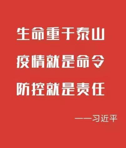 抗击新冠疫情，我们众志成城！