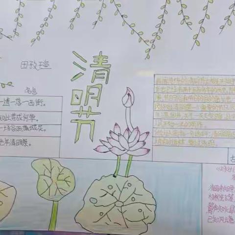 清明节手抄报