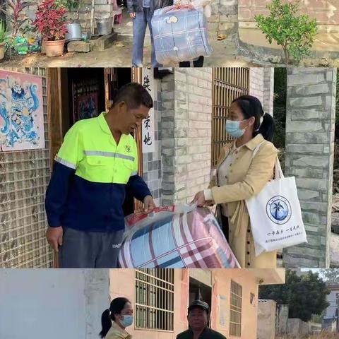 十月田镇：寒冬送棉被 温情暖人心