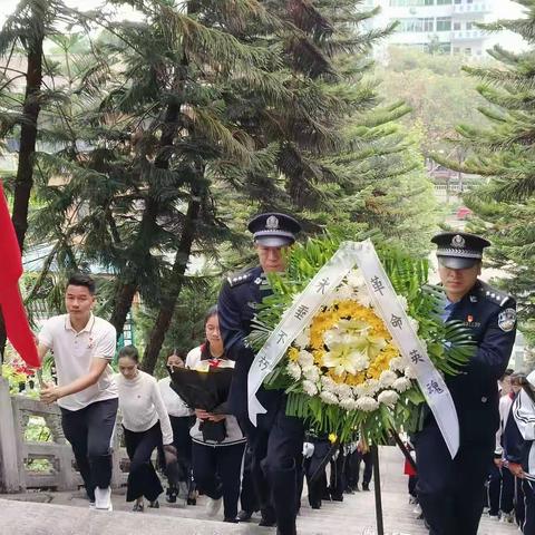 缅怀革命先烈 传承红色基因 ——灵山县灵城第四中学清明节主题活动