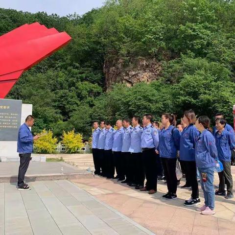 不忘初心、牢记使命 ~设备动力与保卫处党支部党建日之三块石抗联遗址系列活动