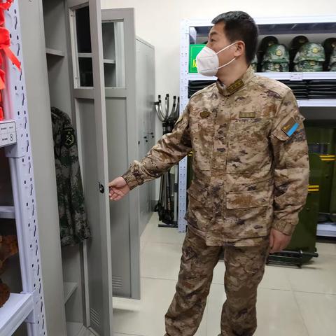 碑林区人武部调研指导长乐坊街道武装工作