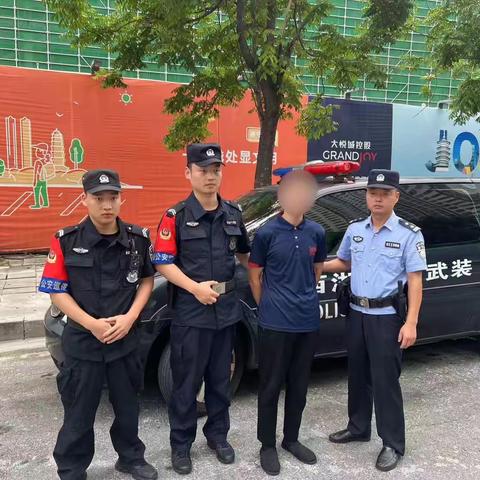 民警巡逻竟有意外收获