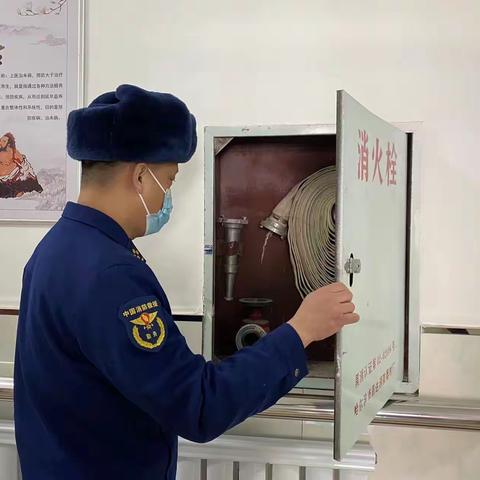兰西大队开展“两会”期间辖区内重点单位消防安全检查