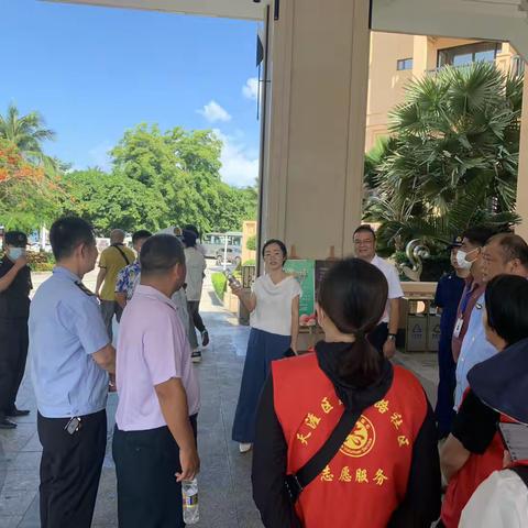 李丽英副区长带领相关职能部门开展端午节假期旅游市场和安全生产检查