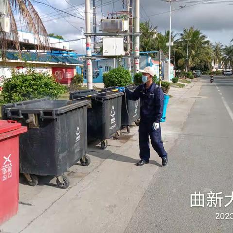 2023年5月5日海南衡然生态防治工程有限公司对陵水县新村镇开展病媒生物防治工作