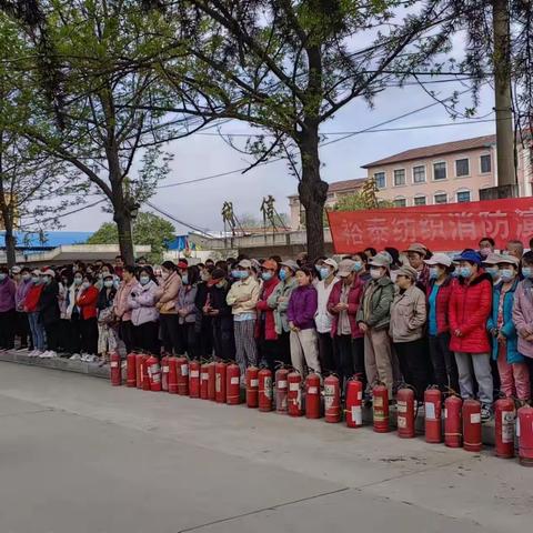 裕泰纺织隆重举行3.26安全日消防演习活动