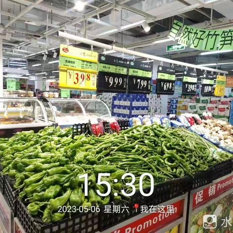 广水店生鲜第二次开业陈列图片