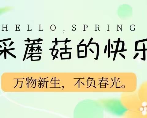 感受神奇的自然·采蘑菇的快乐——实幼分园中三班5月主题研学活动