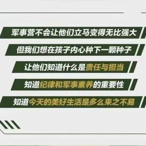 红色少年军事夏令营“小小标兵”展示评选宣传活动