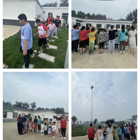 金山村开展了“童心向党  强国复兴有我”七彩夏日主题活动。