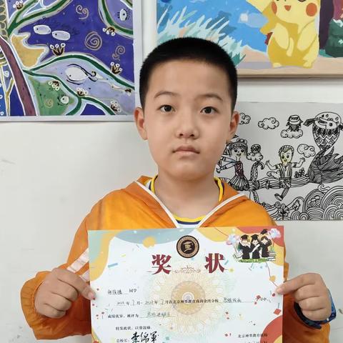 神墨教育思维绘画张骏腾小朋友结课啦