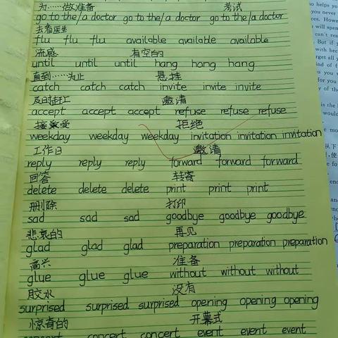 八年级[优秀英语作业]！
