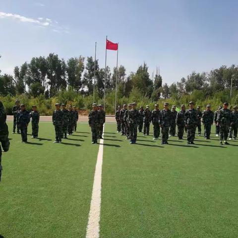 Military Training for Milan middle school