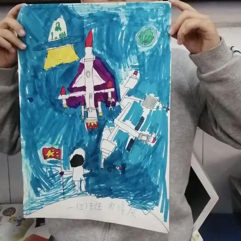 《部落美术》航空实验学校社团宋璟辰微画展