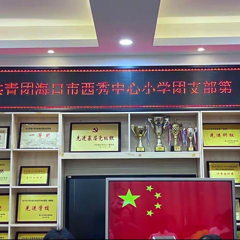 共青团海口市秀英区西秀中心小学团支部第一次团员大会顺利召开