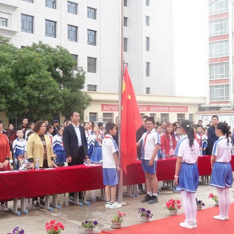 凉州区枣园小学举行“童心永向党，争做新时代好少年”少先队主题队日活动