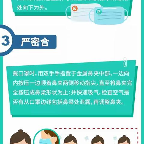 正确佩戴口罩的方法和注意事项！