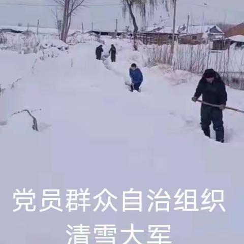 大雪无情人有情       众心凝聚铁能熔