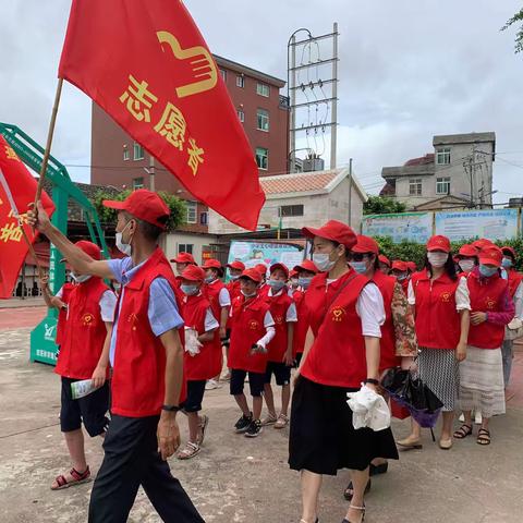 岚城乡中心小学（上楼校区）“垃圾分类，你我同行”志愿者宣传活动