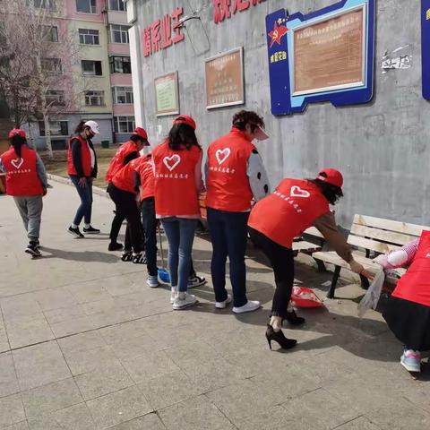 红松社区志愿服务队在行动