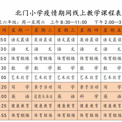 【胡佳琪】疫情下，我们这样学—北门小学四（1）班线上学习纪实