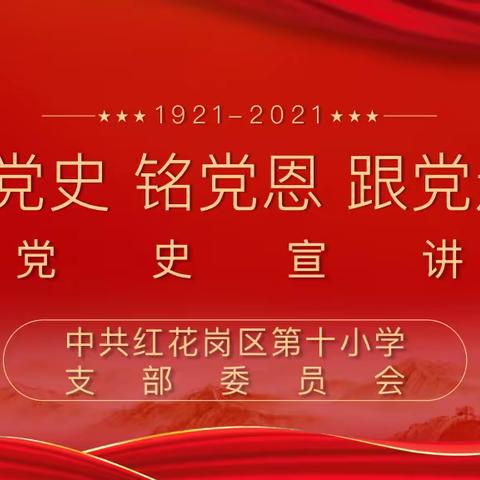 学党史 铭党恩 跟党走，——红花岗区第十小学党史宣讲活动