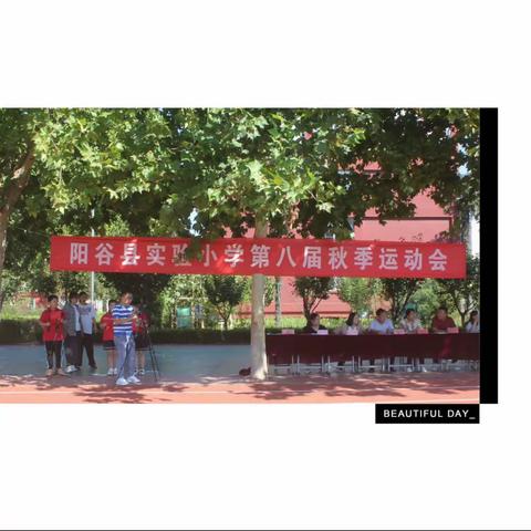 健康伴我行 争做阳光好少年——阳谷县实验小学第八届运动会活动纪实