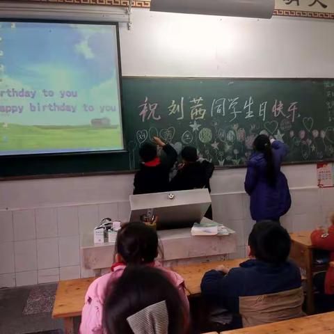 祝刘茜同学生日快乐