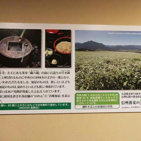 在长野吃一次竹篮荞麦面