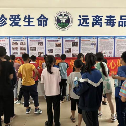 来宾市兴宾区七洞乡中心小学2023年禁毒宣传活动