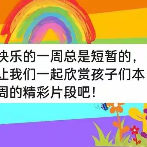 两丫坪镇中心幼儿园中班第十二周周记