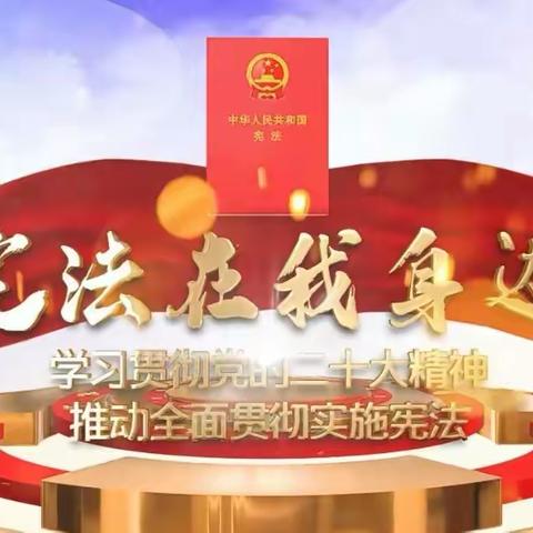 绍根第一小学《学习宣传贯彻党的二十大精神，推动全面贯彻实施宪法》宪法在我身边主题活动