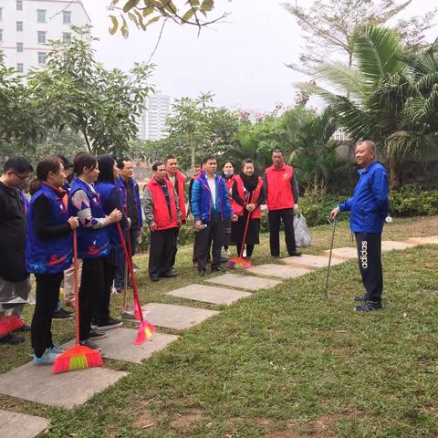 海南省司法厅与琼山区凤翔街道洗马桥社区联合开展保护母亲河志愿服务活动