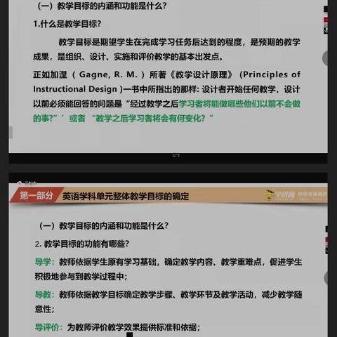 单元整体教学目标的确定与落实—东方市高层次人才卢晓华英语工作室研修活动纪实