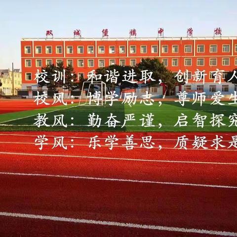 双城堡镇中学校“让垃圾分类成为新时尚”活动总结