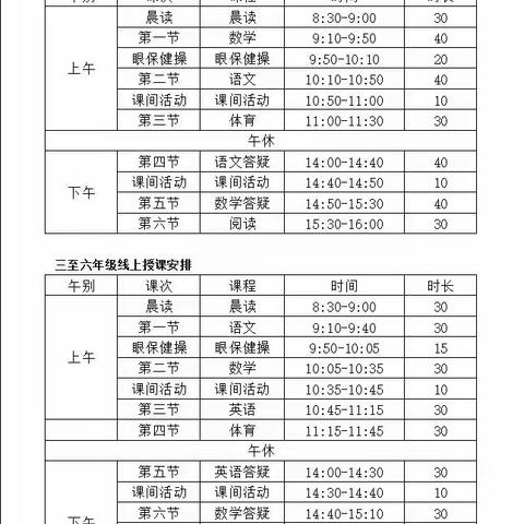 西安市鄠邑区青阳小学“停课不停学”线上教学告家长书