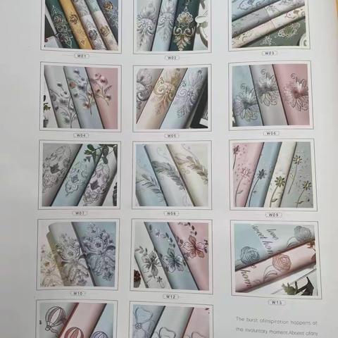 GY83高经染色刺绣墙布