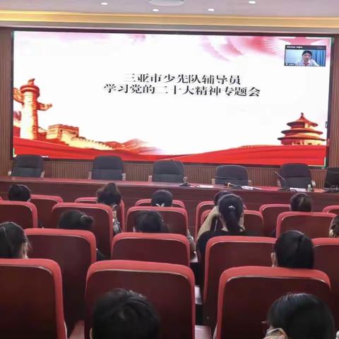 三亚市少工委召开学习宣传贯彻党的二十大精神视频学习会议