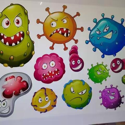 2021.4.3创意美工《彩菌大战》